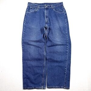 Vintage Levis L2 Baggy Fit Jeans Mens 38x32 Made in USA 90s Wide Leg Skater Punk